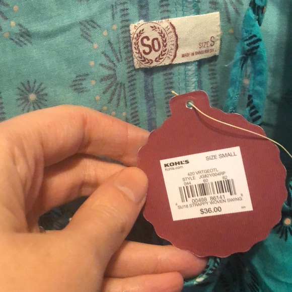 Blue Floral Sundress - Picture 4 of 4